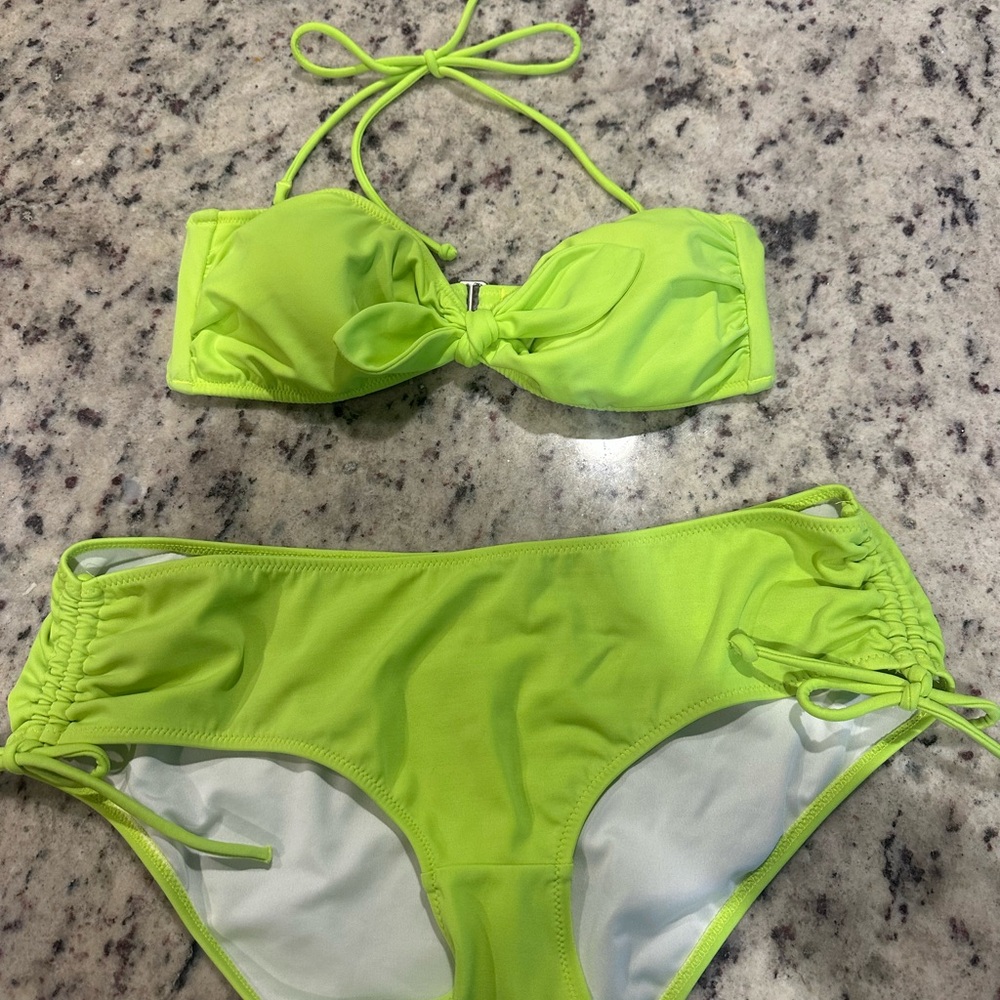 Victoria's Secret Neon Green Bikini